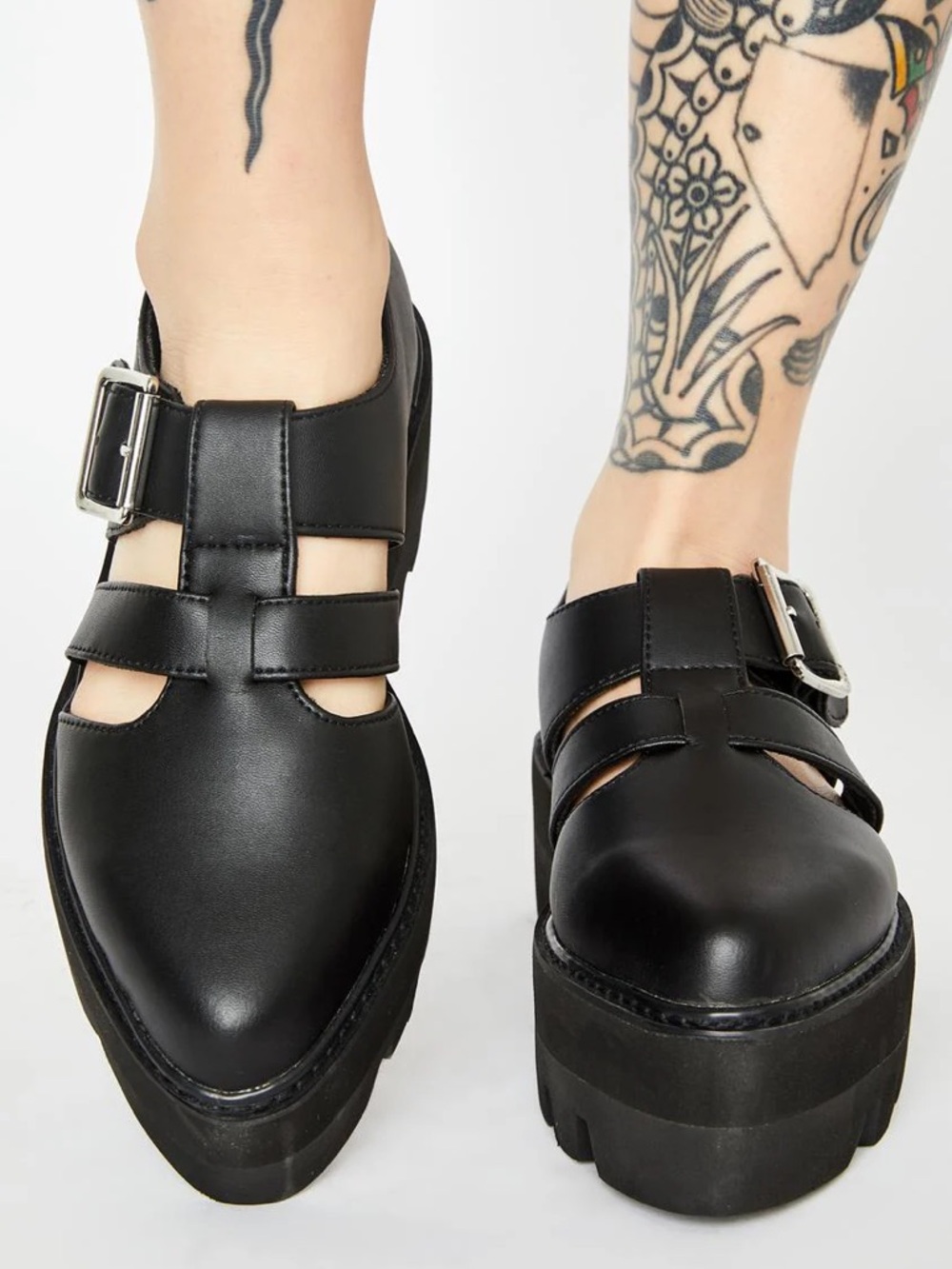 T.U.K. Big Buckle Dino Lug Sandals - Picture 2 of 7